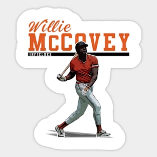 Willie McCovey San Francisco Play Sticker